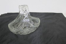 Bleikristall Körbchen Schale Bonboniere Echt Kristall Glas Henkel Korb Stern