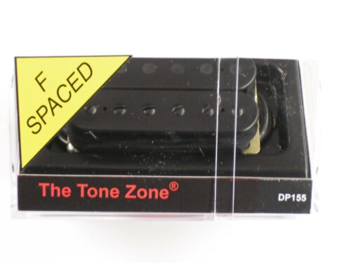  DiMarzio F-spaced Tone Zone Bridge Humbucker Black W/Black Poles DP 155 - Afbeelding 1 van 1