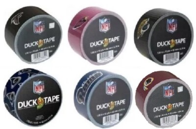 NFL Duck Tape Football Teams crafts tailgating U-CHOOSE teams DUCT TAPE