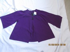 CABLE GAUGE new with tags sweater size small purple