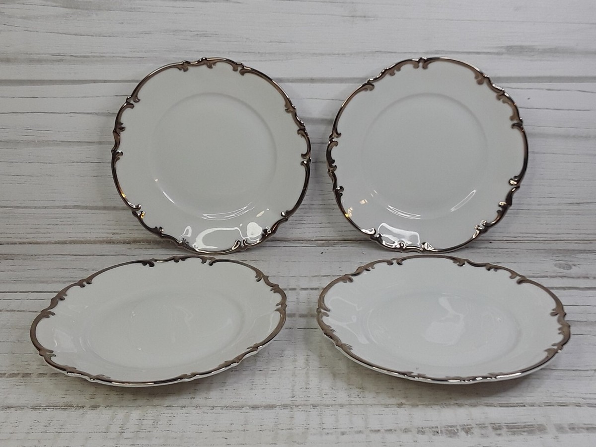 Hutschenreuther Selb Bavaria PASCO REVERE 8045 Platinum Bread