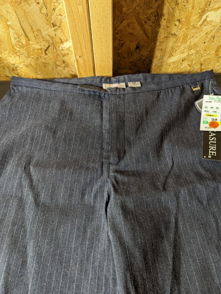 Pantalón de vestir Tapemeasure elástico talla 12 lasies gris Foto 3 de 4