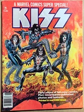 KISS 1977 MARVEL BLOOD #1 COMIC BOOK VINTAGE AUCOIN ITEM ACE PETER GENE & PAUL