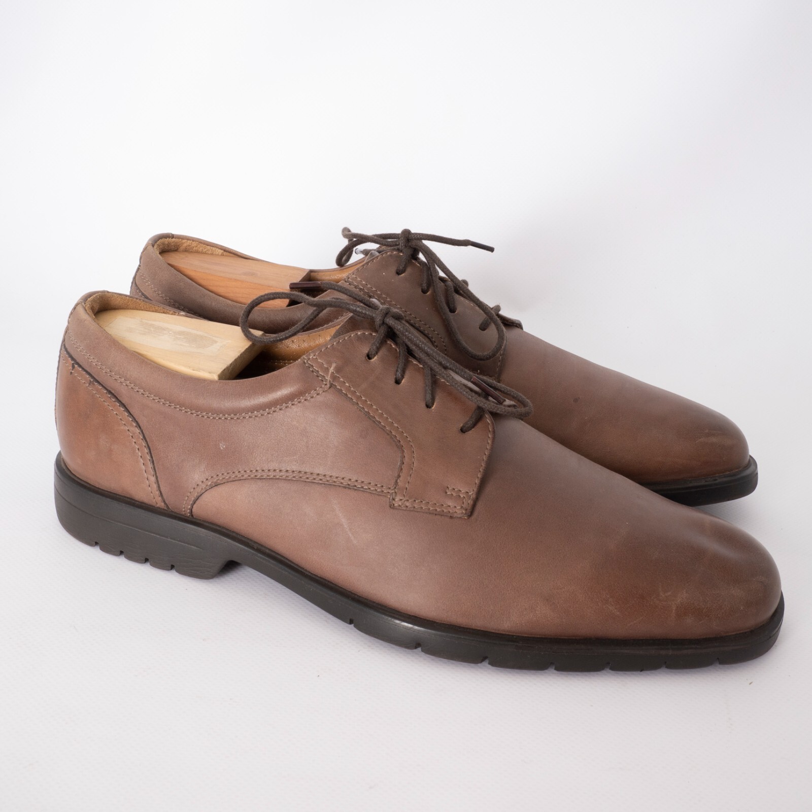 SAOLA Scarpe derby ARA da uomo casual classiche in pelle marrone US 8 UK 7 EU 41