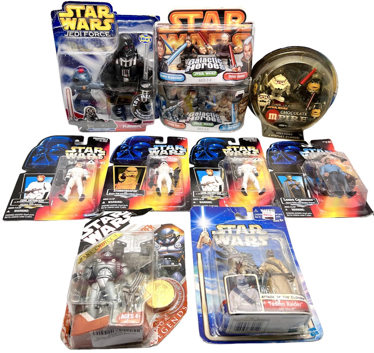 Star Wars Retro Toy Lot Of 10 Action Figures And Collectibles Sale
