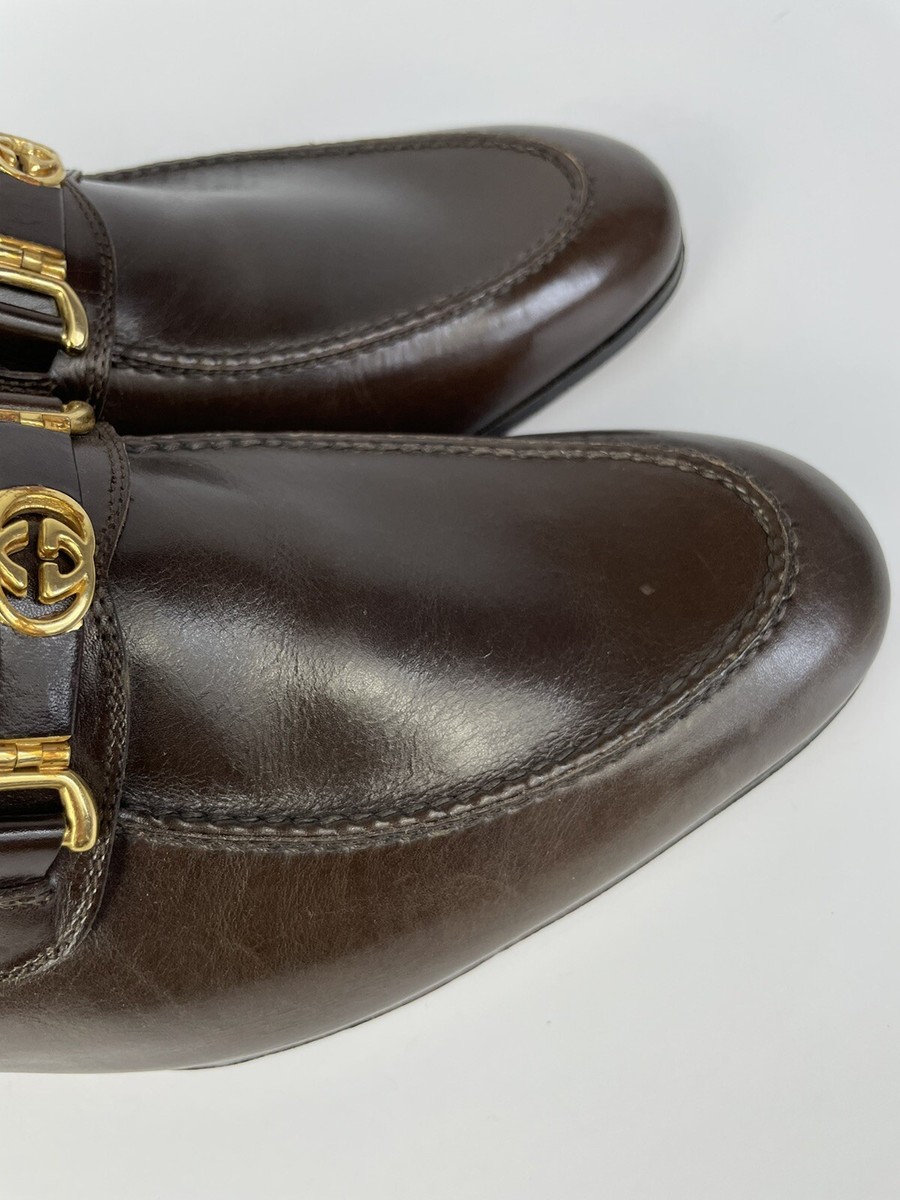 Gucci Brown Loafer With Interlocking G Mens Size 43/US 13 | eBay Gucci Brown Loafer With Interlocking G Mens Size 43/US 13 | eBay