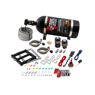 00-10071-10 Nitrous Outlet X-Series Weekend Warrior 4500 Plate System Kit 350 HP