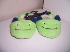 Infant size 3 Swiggles monster green slippers NEW