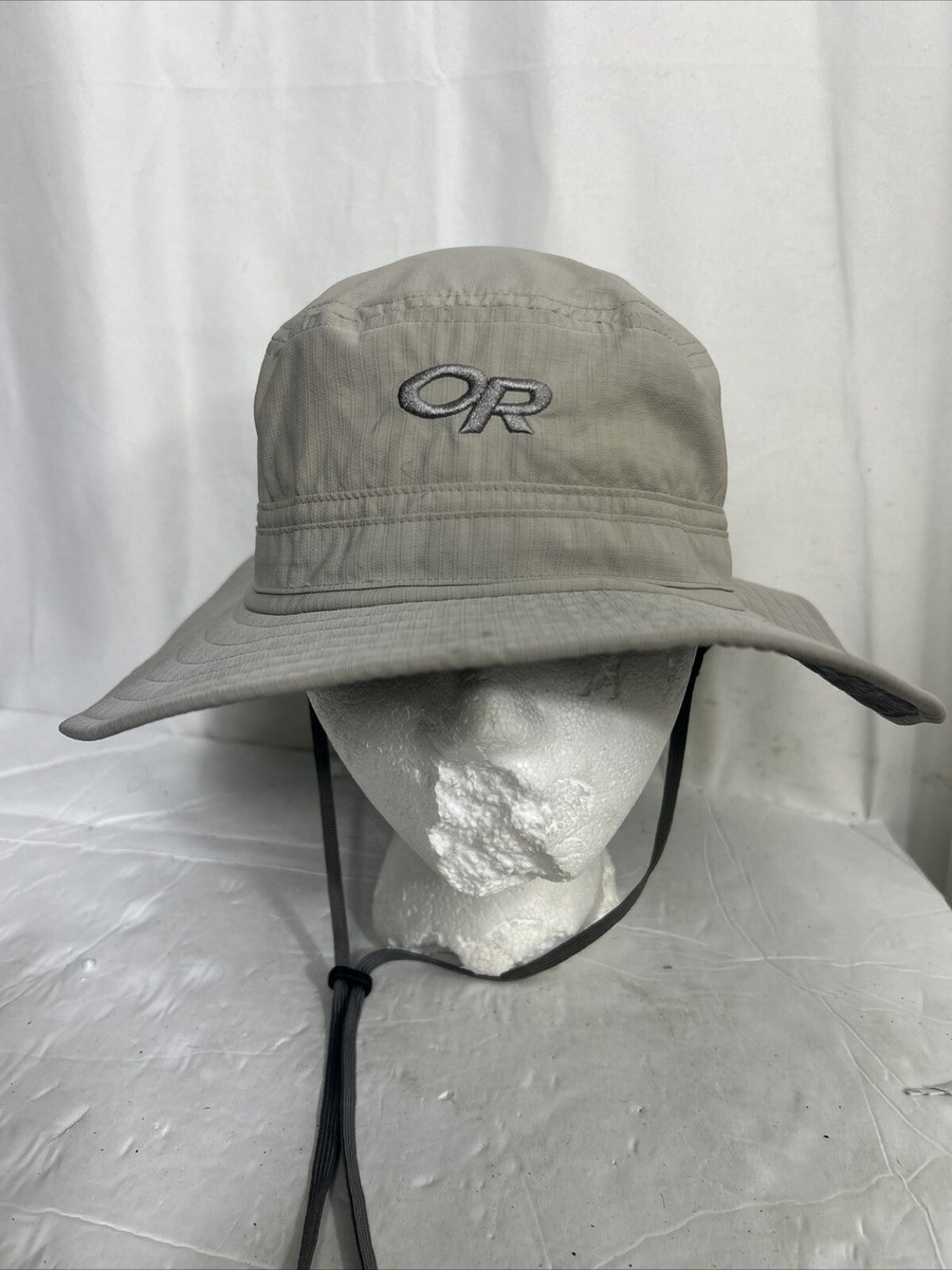 hkS.F.C × ADVANCED RESEARCH SUN HAT Outdoor Research OR UPF 50+ Bucket Hiking Sun Hat Gray Adult