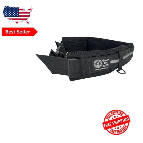 Heavy-Duty Hands-Free Dog Leash Belt with Breathable Mesh - Small Size 28-30"