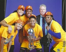 BRIAN AGLER Signed 8x10 Photo WNBA Basketball LA Los Angeles SPARKS Champs Coach