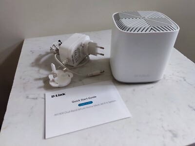 D-Link COVR AX1800 Dual Band Whole Home Mesh Wi-Fi 6 802.11ax System X1862 X1863