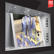 Seide Halstuch Lila Tuch Stola 135x90 Seidenschal transparent Seidentuch Damen