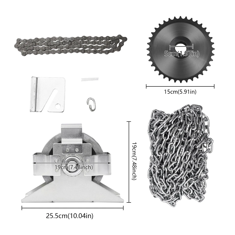 Roll Up Garage Door Jackshaft Chain Hoist For Garage Door Opener Chain Hoist - Image 2 of 4