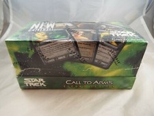 STAR TREK CCG 2E SECOND EDITION CALL TO ARMS SEALED COMBO BOX