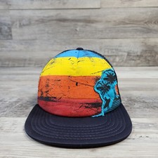 Surf Hawaii Vacation Cap Hat Youth Boys Adjustable SnapBack Trucker Meshback