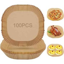 100X Backpapier für Friteuse Heißluftfritte...
