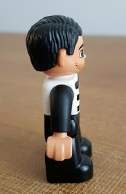 LEGO Duplo Lot of 2 Figures Policeman & Prisoner (Set 10809 Police Patrol) 