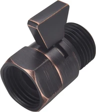 Oil Rubbed Bronze Water Flow Control Valve, Shower Head Flow Control Valve, Angl