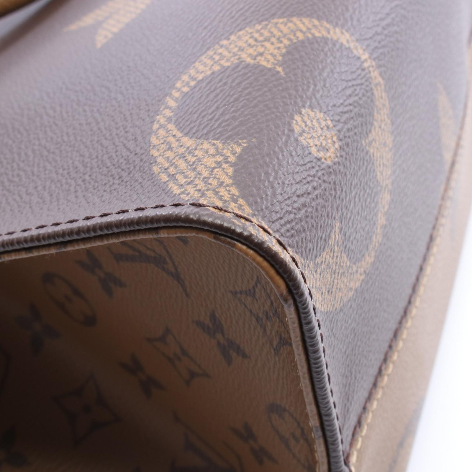LOUIS VUITTON OnTheGo MM Shoulder Tote Handbag M45321 Monogram Giant Reverse LV image 7