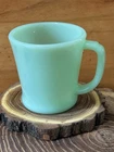 Fire King Oven Ware 1 Jadeite D Handle Coffee Cup Mug USA Vintage 1950s