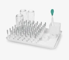 OXO Tot Bottle Drying Rack Gray BPA-Free Holds 8+ Bottles New in Box