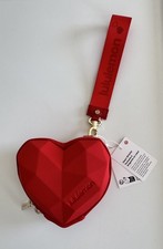 New Lululemon Heart Wristlet Red/Gold Valentine  s Day Oxford Red Shell Sold Out