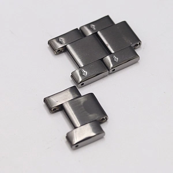 Fossil 3 Link FTW4012 男式表带手链零件黑色 20 毫米二手 — 第 2/3 张图片