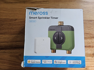 WiFi Water Timer 2 Zone Garden Hose Smart Sprinkler Controller Meross Home