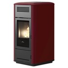 Edilkamin wasserführender Pelletofen | MILLA H 12 EVO | 11,9 kW | bordeaux