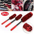 3PCS/set Wheel Woolies Luxury Super Plush Soft Car Wheel Cleaning Brush Tool Kit