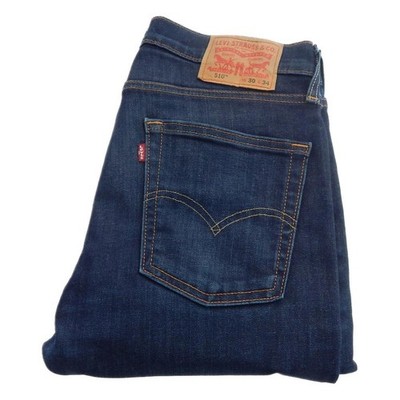 Levi 510 Super Skinny Jeans Straight Stretch Blau Taille 30 Bein 34 W30 L34 (Q5096