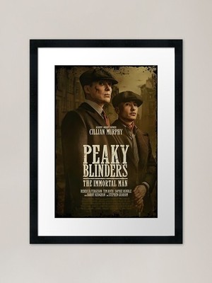 Peaky Blinders: The Immortal Man Fr Gerahmtes Wandbild Poster Leinwanddruck Bild