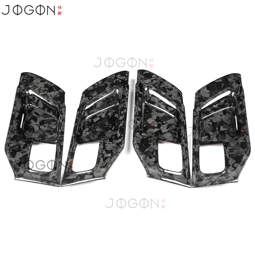 Rebel Forged Carbon For Dodge Ram 1500 TRX 20+ Interior Door Handle Cover Panels - Picture 3 of 13