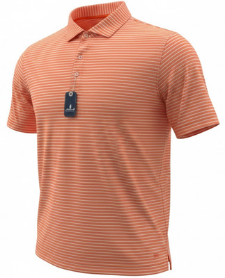 Johnnie-O Performance Men's Short-Sleeve Clipperr Orange 3 Polo Shirt JMPO8200