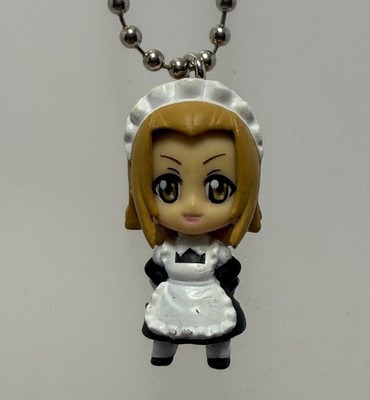 Takara Tomy K-On! Ritsu Tainaka Maid Little 1'' Mascot Keychain Anime Figure