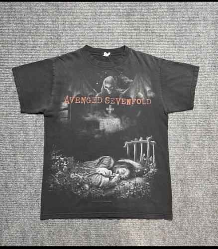 Vintage Y2K Avenged Sevenfold T Shirt Medium