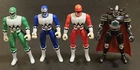 1998 Bandai Power Ranger Lost Galaxy  Lot - Magna Blue Green Red - Vintage Toys