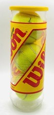 Vintage Wilson Championship Extra Duty Felt 3 Yellow Tennis Balls S1