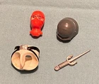 G.I. GI JOE gijoe ICE VIPER BODY PARTS WEAPONS LOT #4 waist helmet sai FREE SHIP