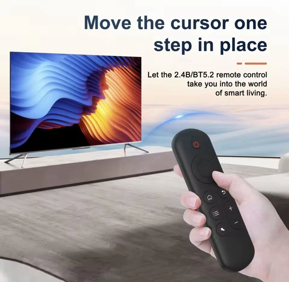 Telecomando Mini Wireless Tastiera Air Mouse Led Per Smart TV Box PC Dual Mode - Immagine 2 di 4