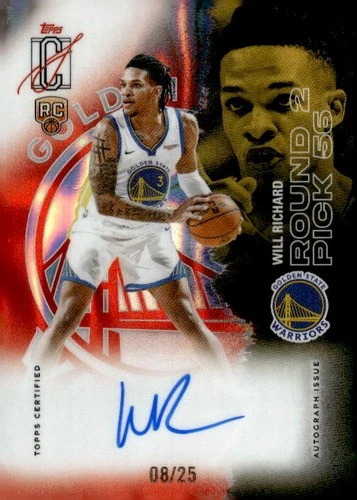 2025 Topps Signature Will Richard Red (RAW)