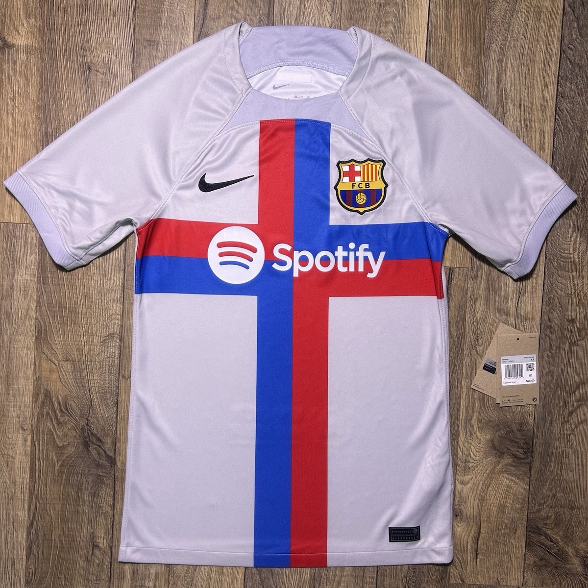 NWT Nike FC Barcelona 2022/23 Authentic Third Kit Soccer Jersey