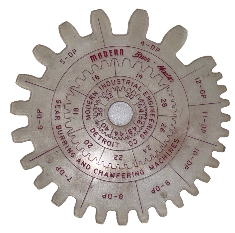Vintage Modern Burr Master | Plastic Gear Burring & Chamfering Machines Detroit
