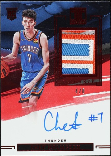その他 Chet Holmgren auto 2022-23 Impeccable Chet Holmgren Rookie Autograph Asia 34/88 OKC