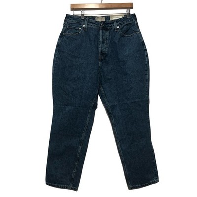 Everlane The Curvy 90s Cheeky Straight Jeans Washed Blue Size 33