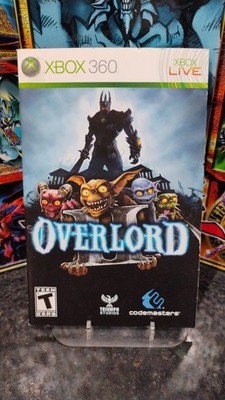 OVERLORD Xbox 360 System CODEMASTERS Game 2009 Instruction Manual Booklet *ONLY*