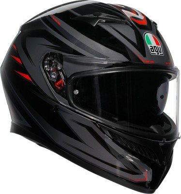AGV K3 Syth Motorcycle Helmet Black/Red