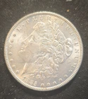 1885 P Morgan Silver Dollar Probably AU or better
