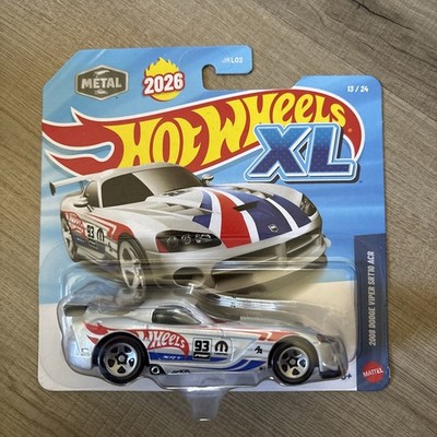 2026 Hot Wheels XL 2008 DODGE VIPER SRT10 ACR Mopar Diecast 1:43